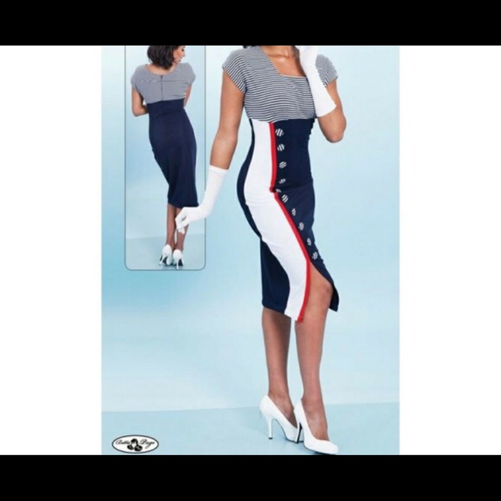 Tatyana sailor girl pencil dress